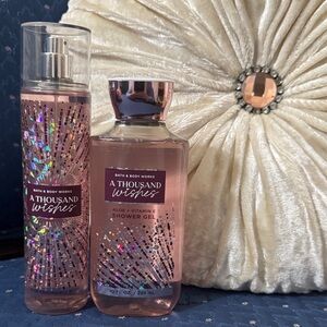 Bath & Body Works A Thousand Wishes Body Wash - Pink and Purple